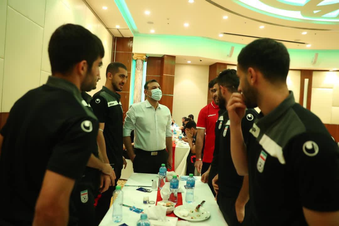 مهمان ویژه اردوی تیم ملی فوتبال