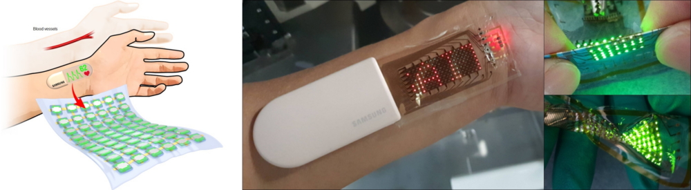 سامسونگ و توسعه یک پچ پوستی OLED که به عنوان ردیاب ورزشی عمل می‌کند