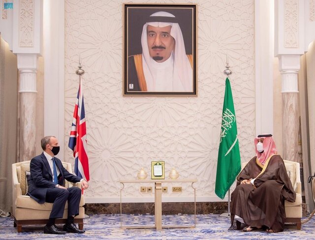 دیدار بن‌سلمان با وزیر خارجه انگلیس