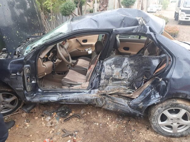 حوادث رانندگی در لامرد ۱۰ مصدوم برجا گذاشت