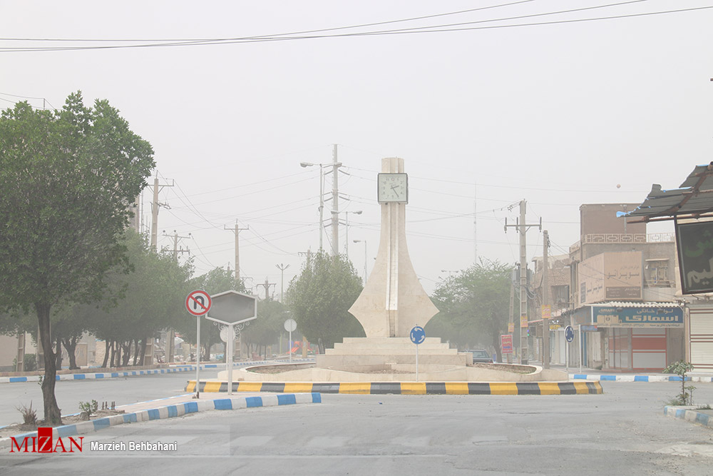 عکس/ گرد و غبار در آبادان