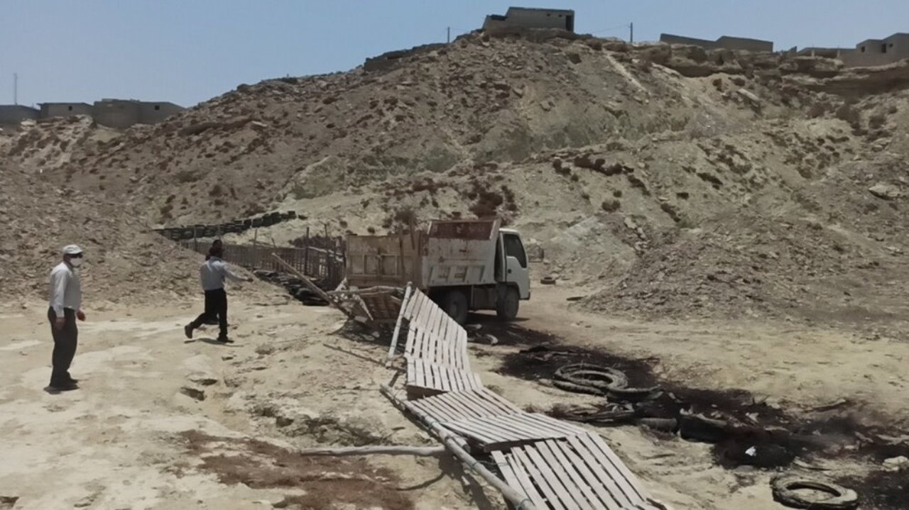 رفع تصرف ۱۰ هکتار زمین دولتی در قشم