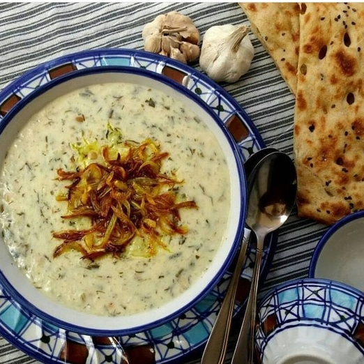طرز تهيه «آش دوغ» سنتي و خوشمزه کردستان