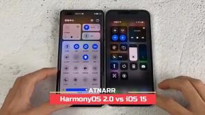 مقایسه عملکرد سیستم عامل iOS 15 با HarmonyOS 2.0 هواوی