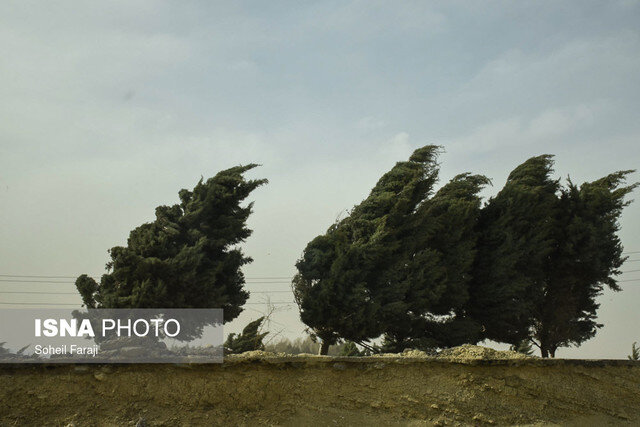 پیش‌بینی وزش بادهای نسبتاً شدید جنوبی در استان قزوین