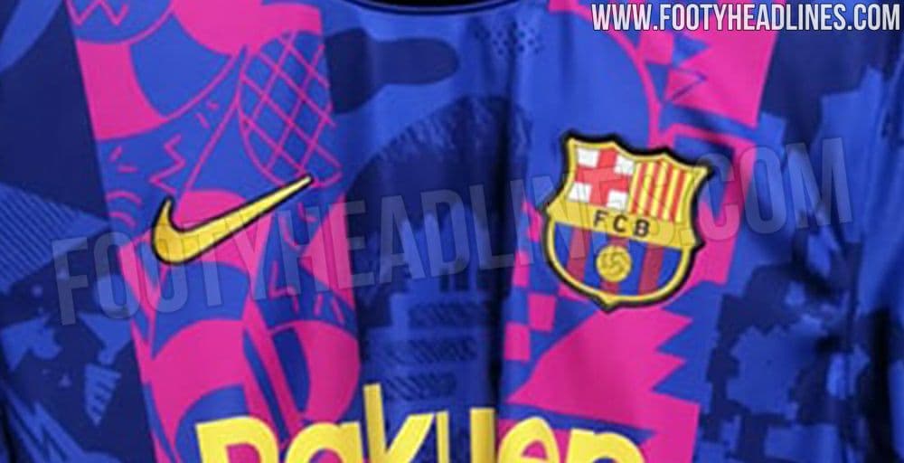 پیراهن ویژه بارسلونا برای لیگ قهرمانان اروپا