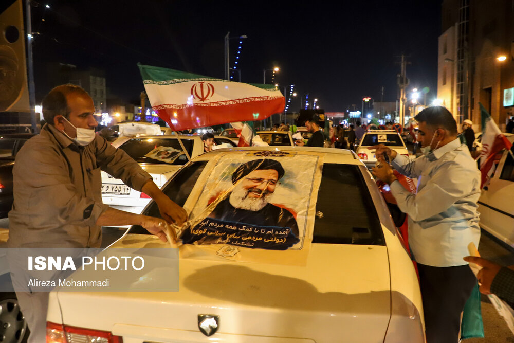 عکس/ جشن پیروزی انتخابات ریاست جمهوری در اهواز