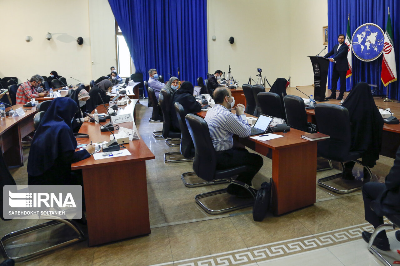 تنظیم ساعت در نشست خبری سخنگوی وزارت خارجه