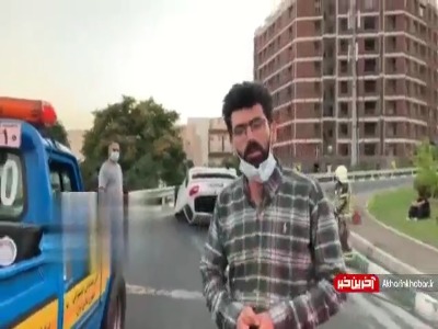 واژگونی خودرو به دلیل مزاحمت خیابانی