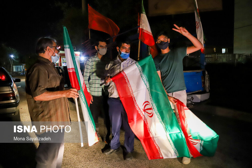 عکس/ جشن پیروزی انتخابات ریاست جمهوری در اهواز