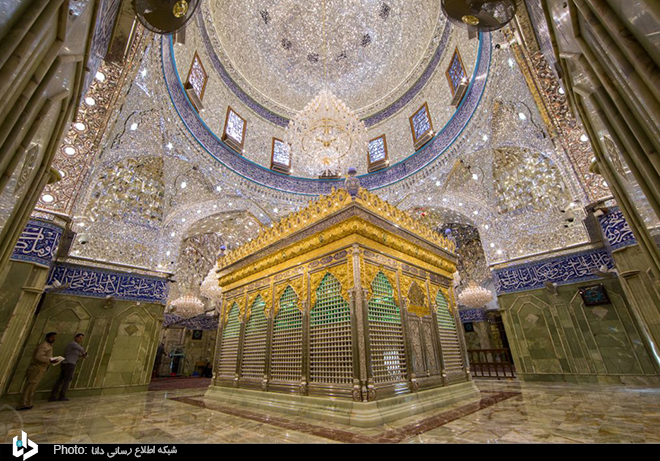 عکس/ ضریح زیبای حرم مطهر حضرت ابوالفضل العباس(ع)