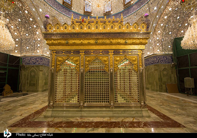 عکس/ ضریح زیبای حرم مطهر حضرت ابوالفضل العباس(ع)