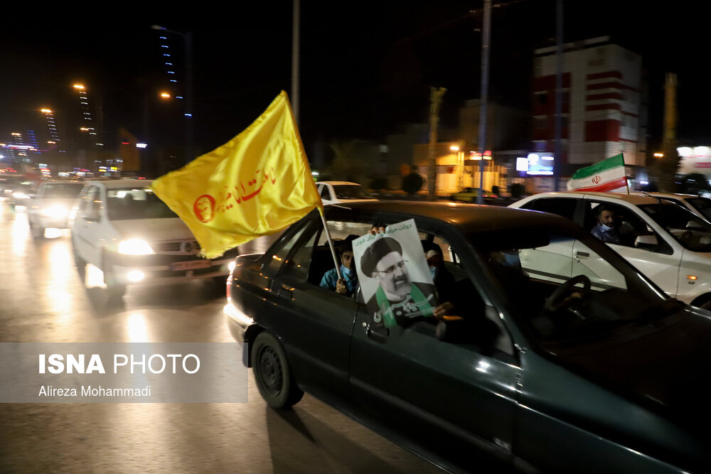 عکس/ جشن پیروزی انتخابات ریاست جمهوری در اهواز