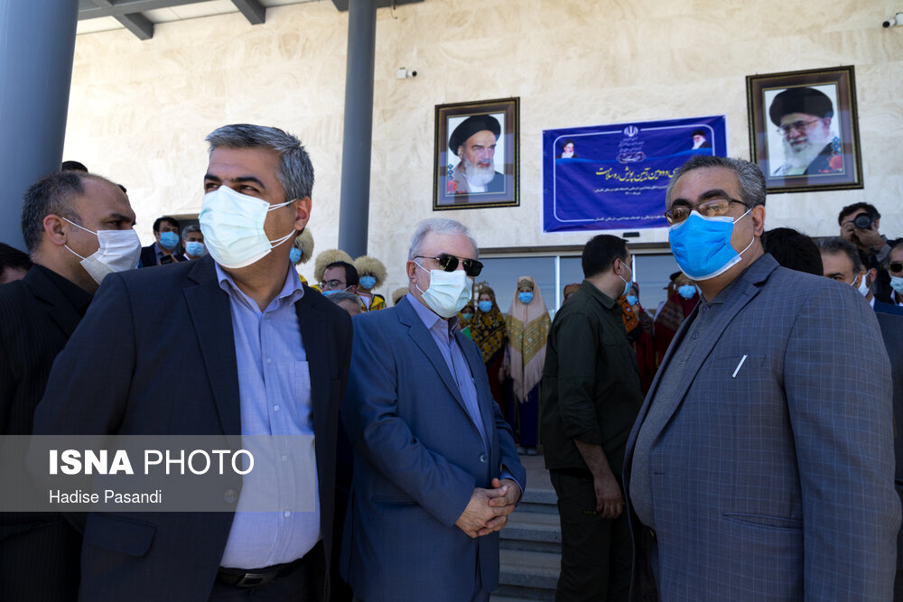عکس/ افتتاح بیمارستانی در شهر مرزی گلستان با حضور نمکی و فتاح