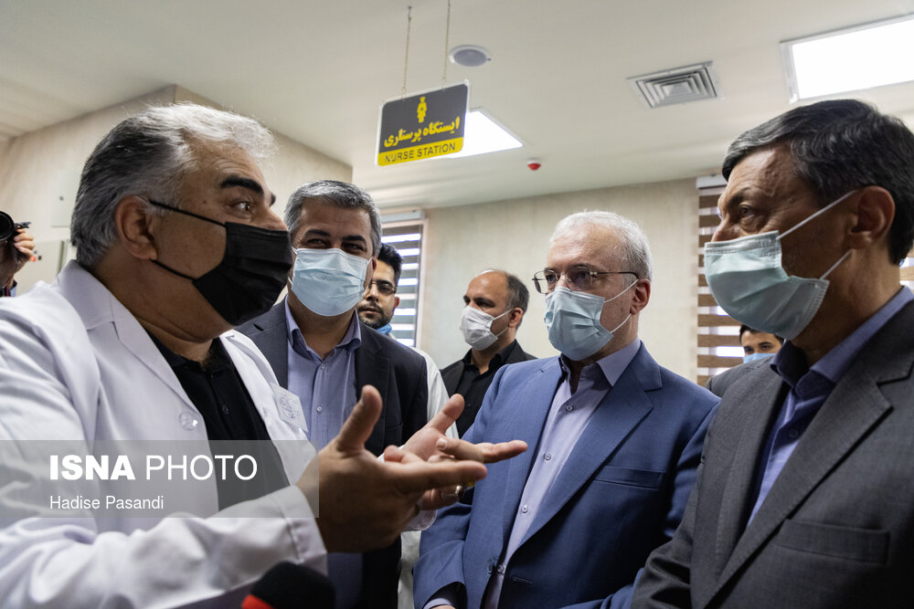 عکس/ افتتاح بیمارستانی در شهر مرزی گلستان با حضور نمکی و فتاح