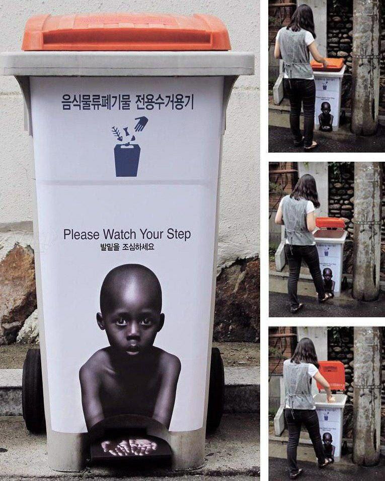 تبلیغ خلاقانه درباره اسراف در کره جنوبی