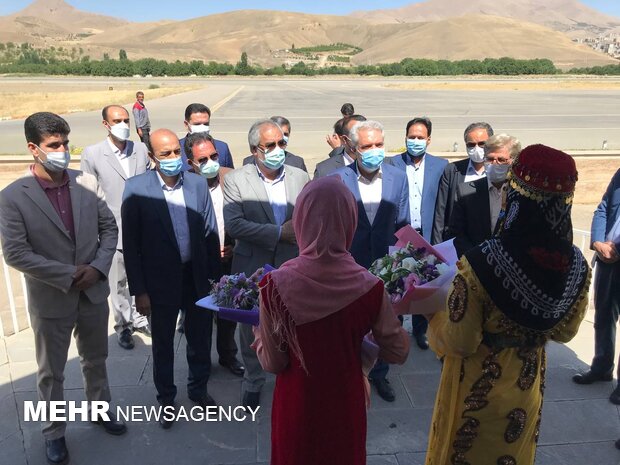 وزیر میراث فرهنگی سفر ۲ روزه خود به کردستان را از سنندج آغاز کرد