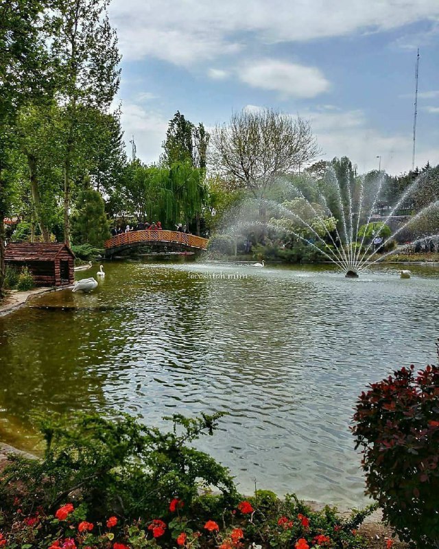 باغ گل‌ها در بوستان چمران