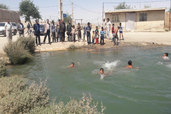 چشمه زیبای روستای غینرجه خنداب