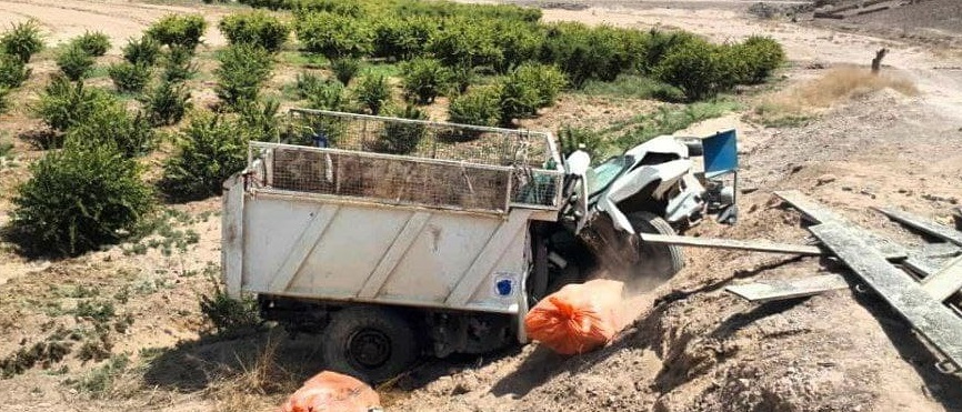 یک کشته به‌دلیل واژگونی وانت زامیاد در محور قاین_زیرکوه