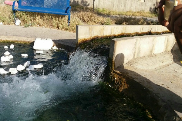 چشمه زیبای روستای غینرجه خنداب
