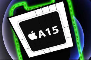 تراشه اپل A15 به مانند اپل A14 با CPU دارای ۶ هسته ارایه می شود