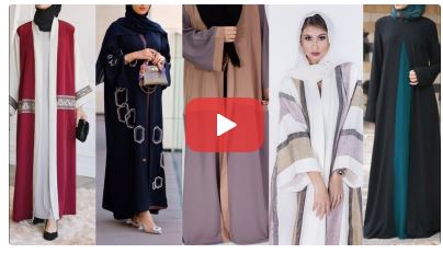 مجموعه از 45 مدل مانتو عبایی زنانه