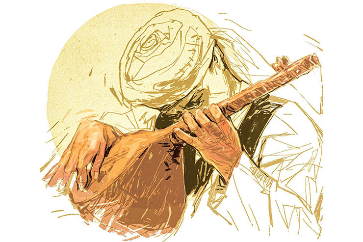 قطعه «شوق وصل» با دوتار رضا سیدصالحی