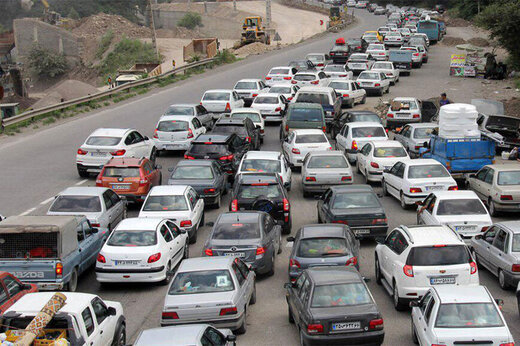 شلوغی محسوس جاده‌ها در پایان هفته گذشته