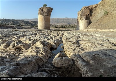 خشک‌شدن رودخانه کشکان لرستان