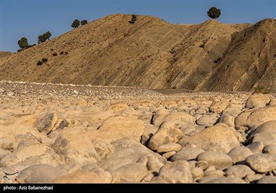 خشک‌شدن رودخانه کشکان لرستان
