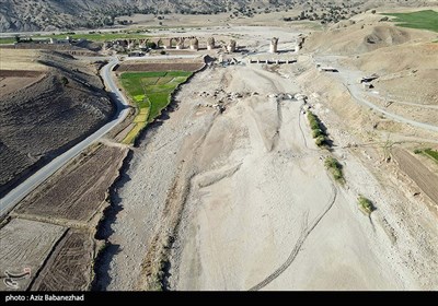 خشک‌شدن رودخانه کشکان لرستان
