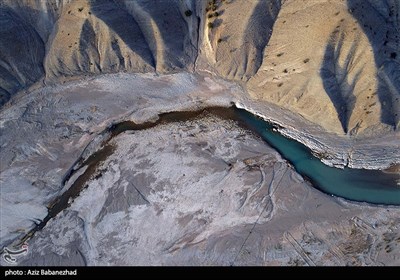 خشک‌شدن رودخانه کشکان لرستان