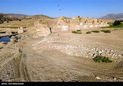 خشک‌شدن رودخانه کشکان لرستان