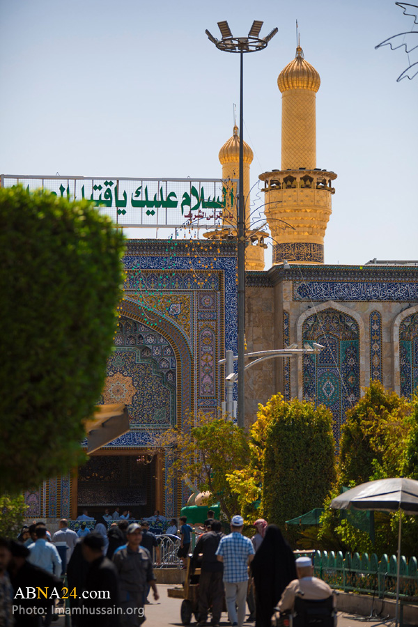 حال و هوای حرم مطهر امام حسین(ع) در شهر کربلای معلی