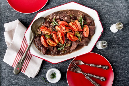 طرز تهيه خوراک راگو با گوشت؛ غذاي فرانسوي لاکچري