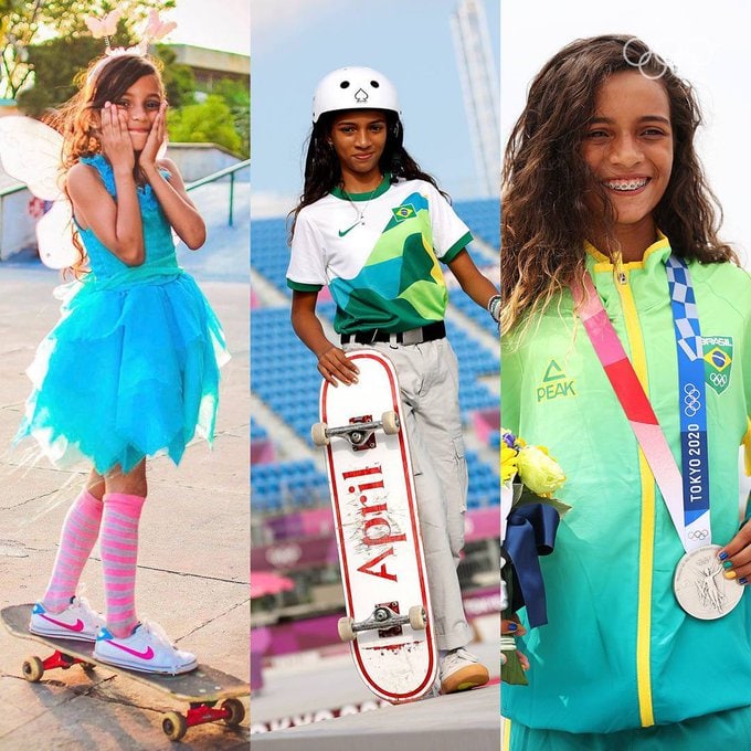 عکس/ نوجوان اسکیت‌ بردباز برزیلی پدیده المپیک توکیو