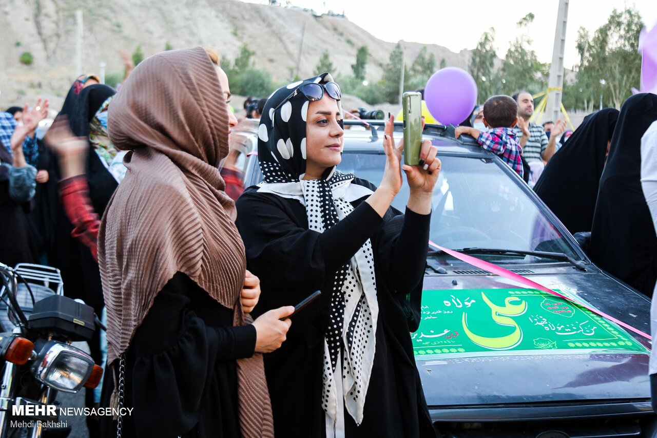 عکس/ کاروان خودرویی جشن عید غدیرخم در قم