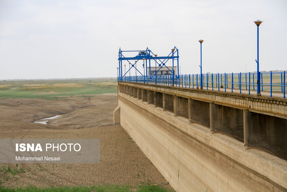 عکس/ صفر شدن ذخیره آب سدهای گلستان