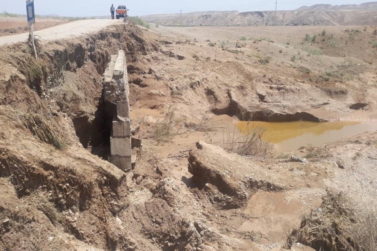 سیل راه ۱۰ روستای خراسان شمالی را بست
