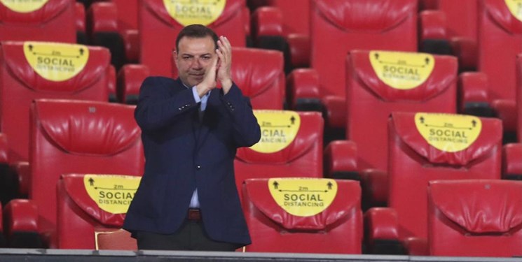 پیکان - پرسپولیس/ حضور مسئولان فدراسیون در جایگاه ویژه
