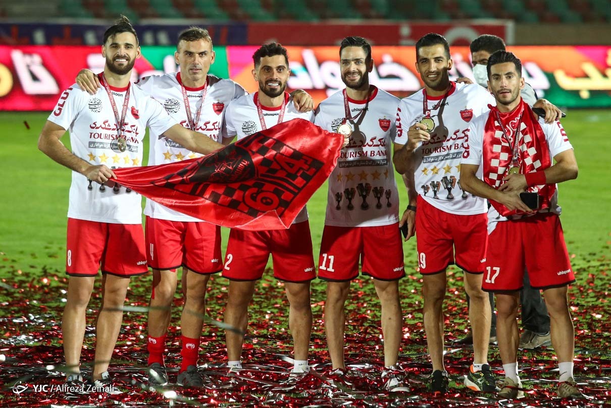 عکس/ جشن قهرمانی پرسپولیس در لیگ برتر