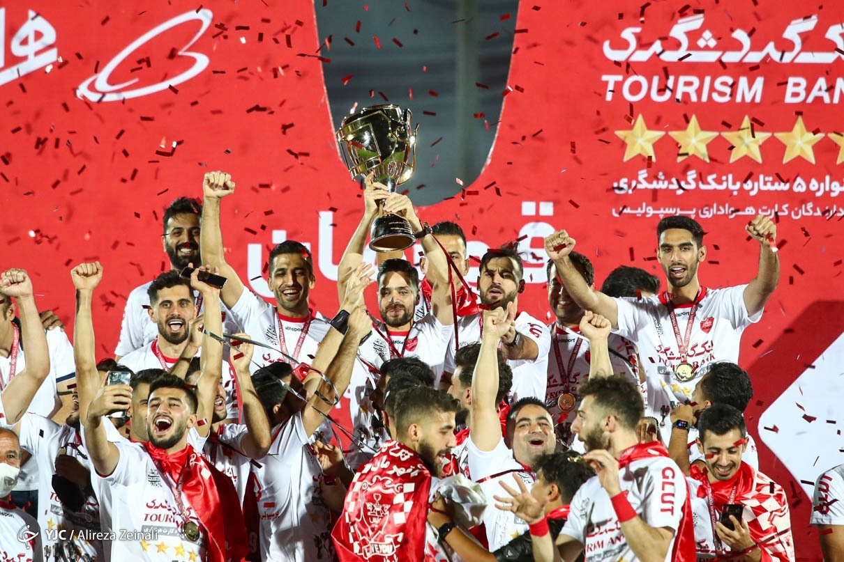 عکس/ جشن قهرمانی پرسپولیس در لیگ برتر