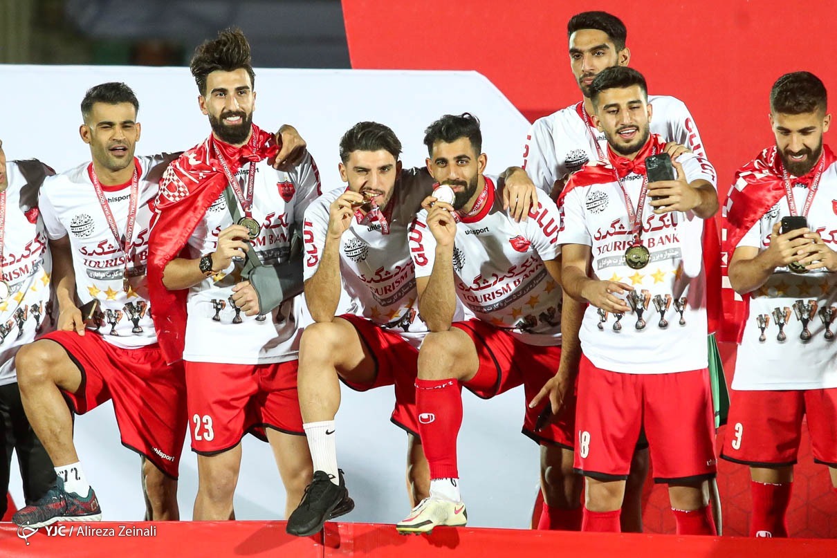 عکس/ جشن قهرمانی پرسپولیس در لیگ برتر