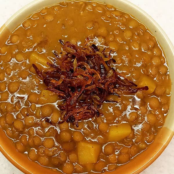 طرز تهيه عدسي صبحانه خوشمزه و مجلسي به روش رستوراني