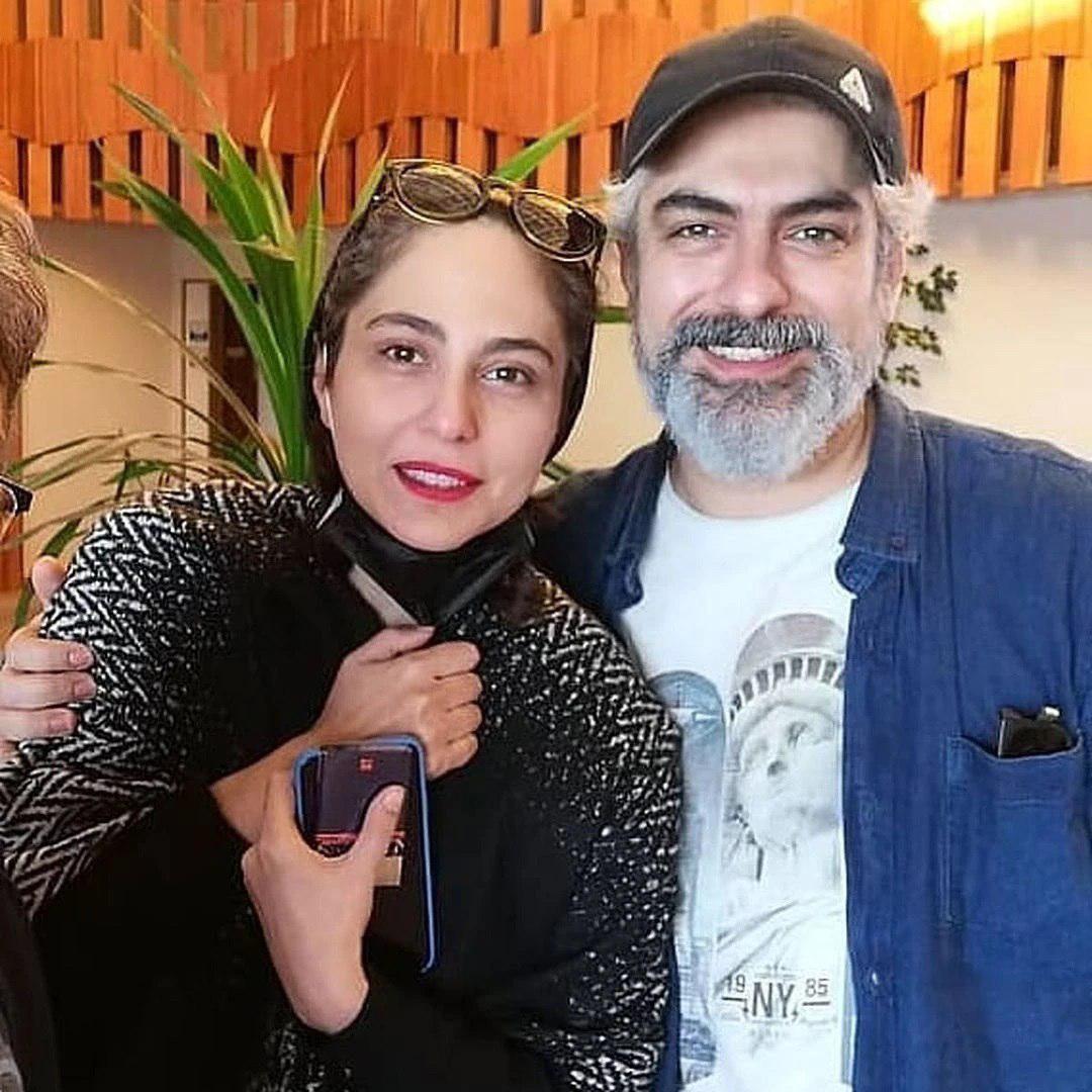 چهره‌ها/ تصویری از زوج هنرمند مهدی پاکدل و رعنا آزادی ور