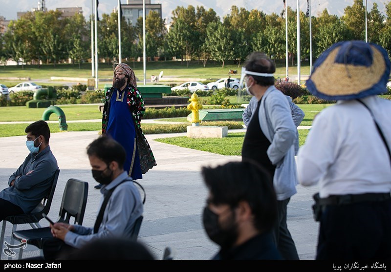 تعزیه خوانی در میدان آزادی تهران