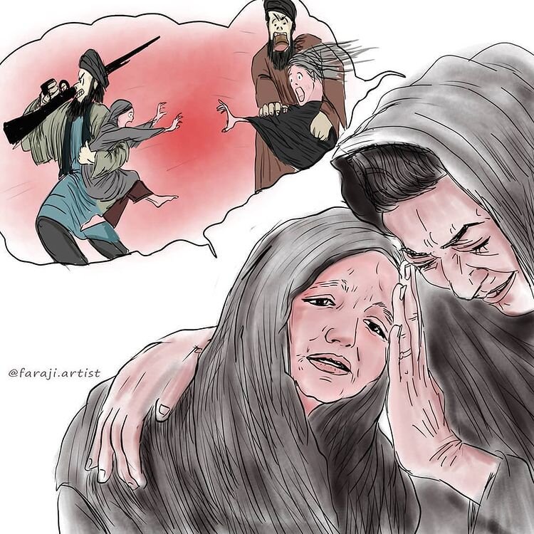 کاریکاتور/ کابوس امروز دختران افغانستانی را ببیند!