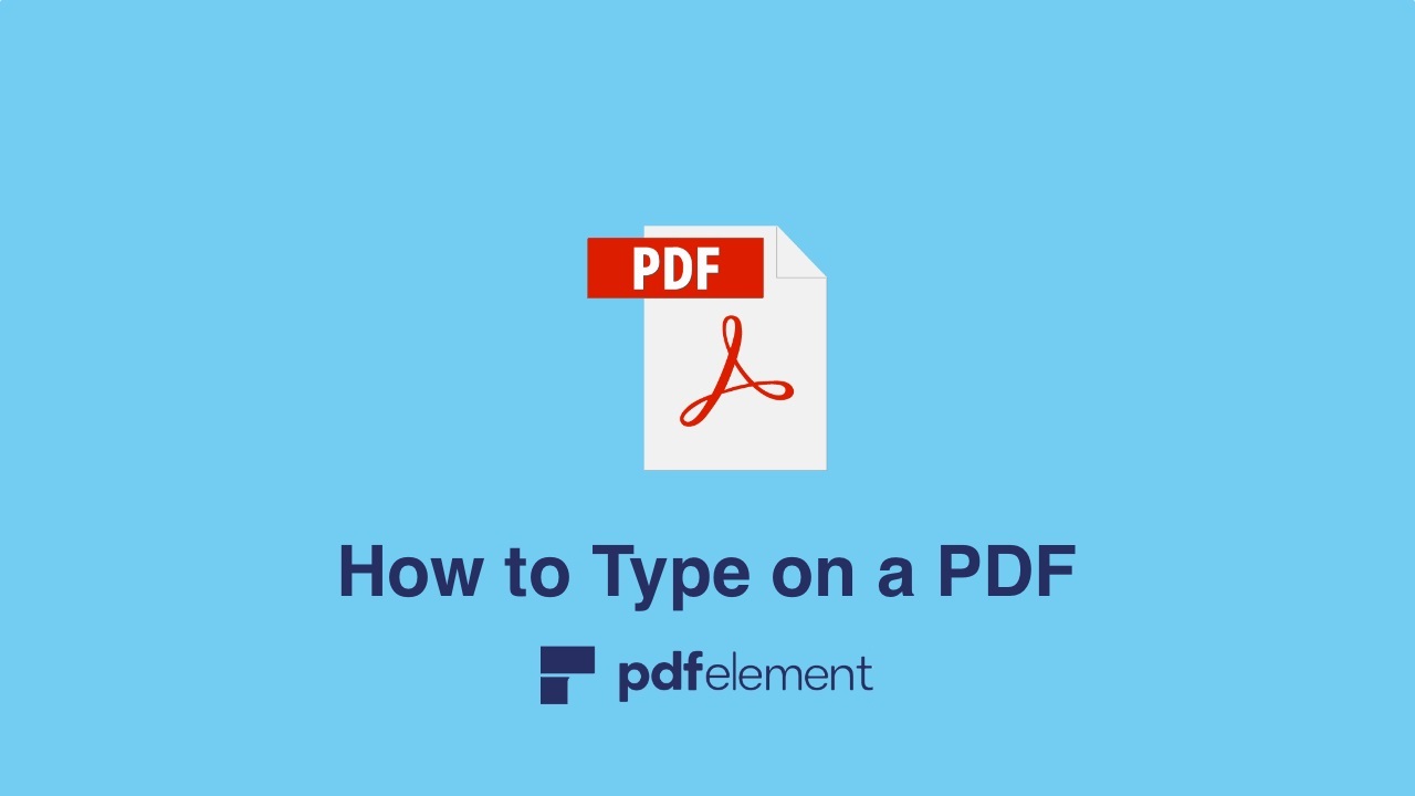 روشهای مختلف تایپ روی یک فایل PDF