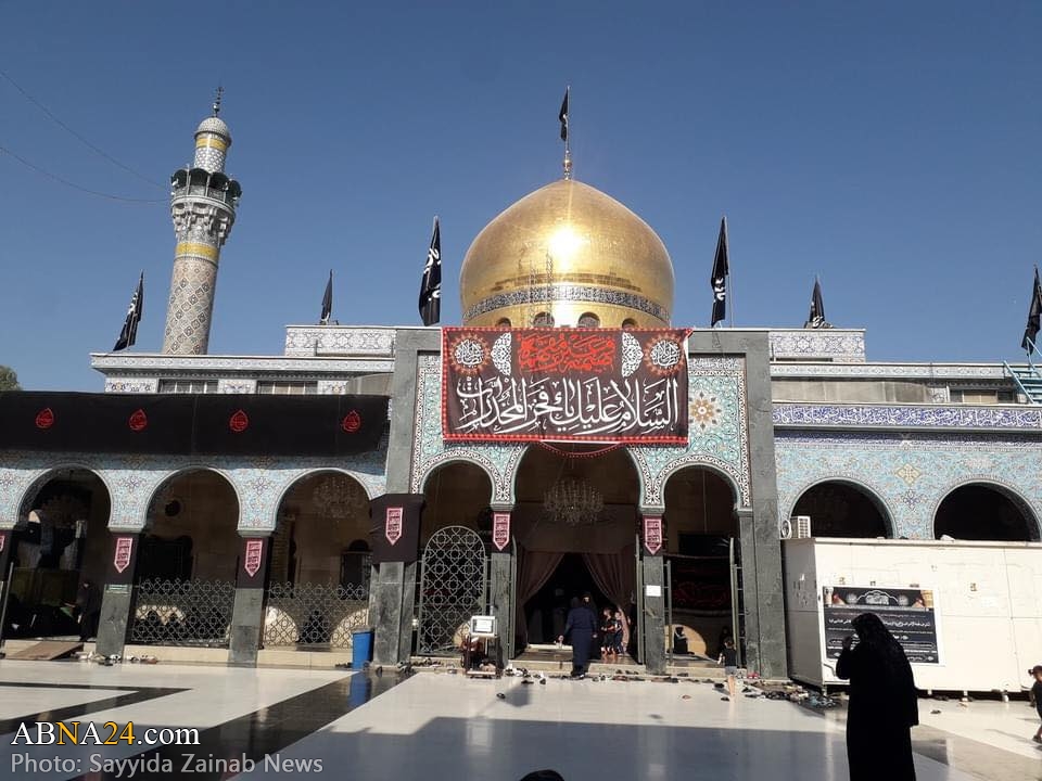 سوگواری روز عاشورا در حرم حضرت زینب(س)